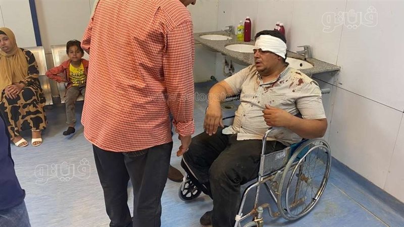 المصابين إثر حادث