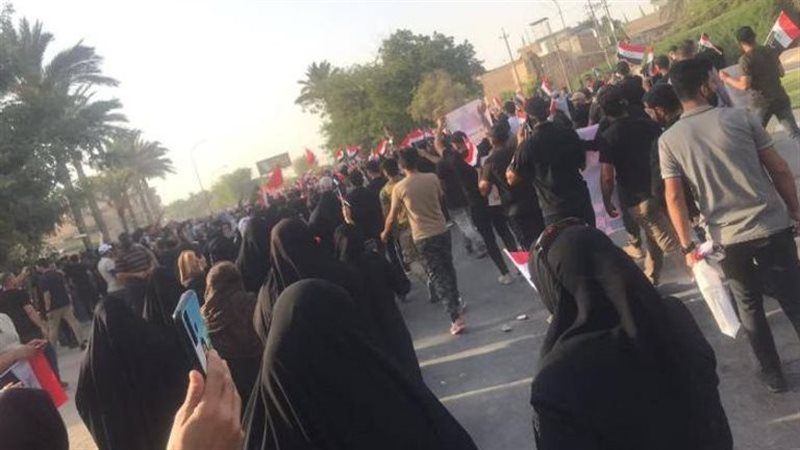 تظاهرات أنصار الإطار