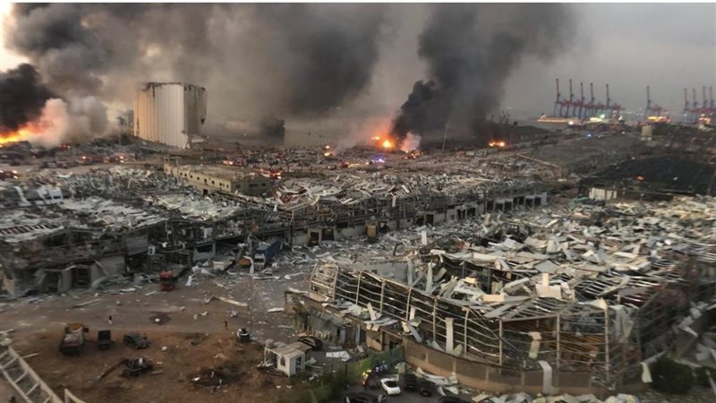 انفجار ميناء بيروت